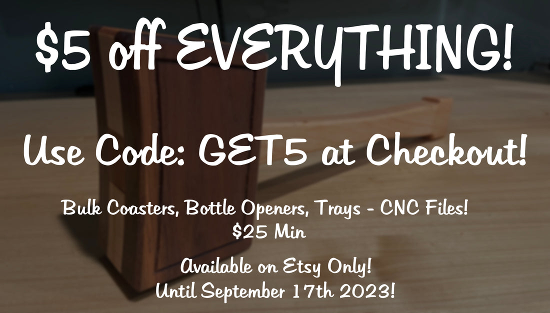 Get $5 Off EVERYTHING on Etsy - THIS WEEKEND ONLY