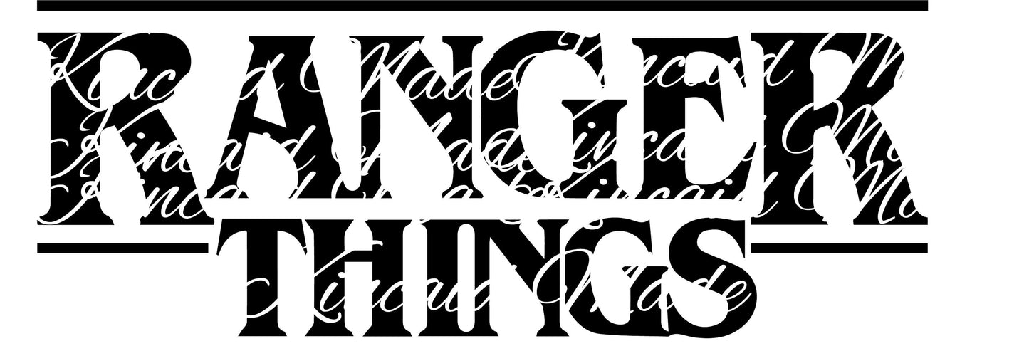 Ranger Things Cut Files | Ford Ranger | Cricut .SVG .AI .PNG .jpg